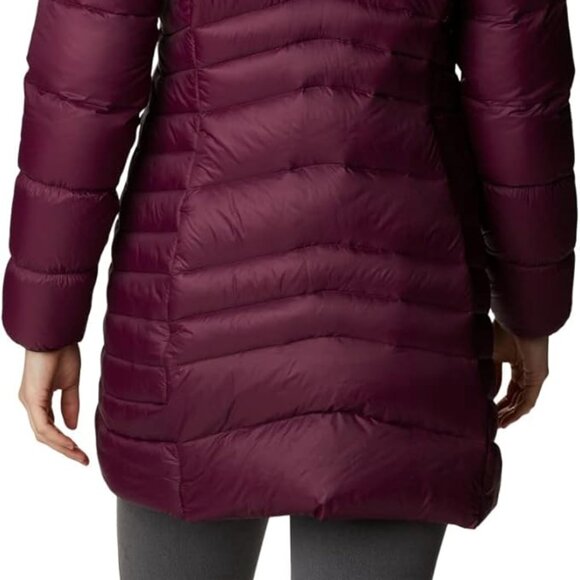 Columbia Autumn Park Down Mid Jacket in Marionberry - Picture 4 of 14